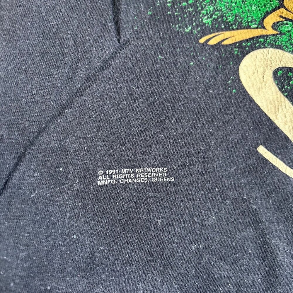 Vintage Changes 1991 The Ren & Stimpy Show Graphic T-Shirt Y2K Nickelodeon - Picture 3 of 13